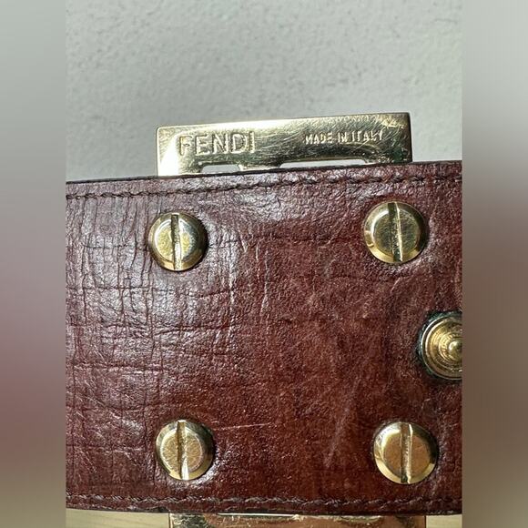 Authentic FENDI Zuccino Brown Canvas Leather Bifold Wallet - Picture 9 of 15